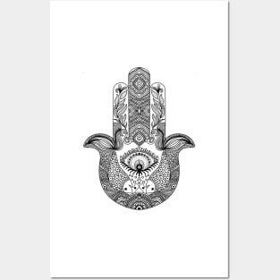 Hamsa Hand Posters and Art